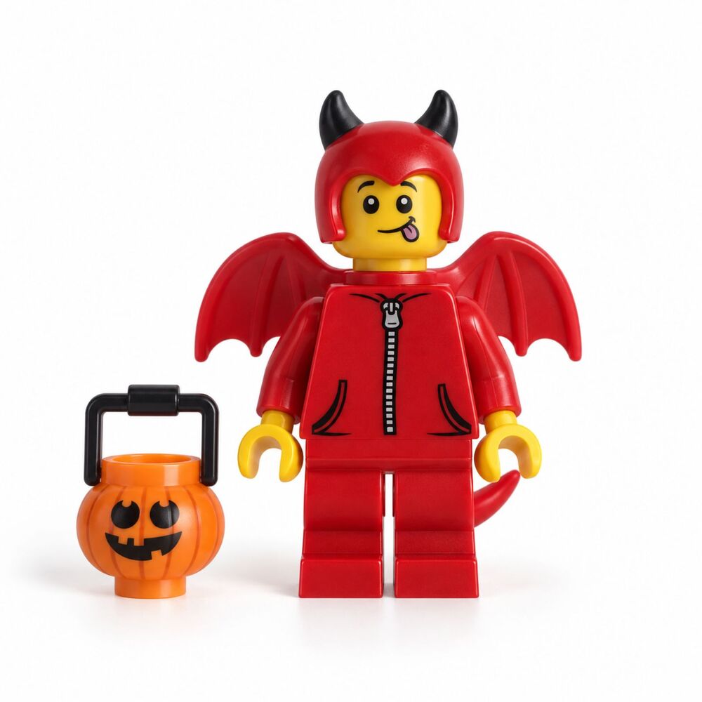Lego Minifigure - Cute Little Devil Set Halloween